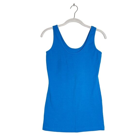Maurices Women's Scoop Neck Tank Top in Blue - Sz S - Picture 1 of 3